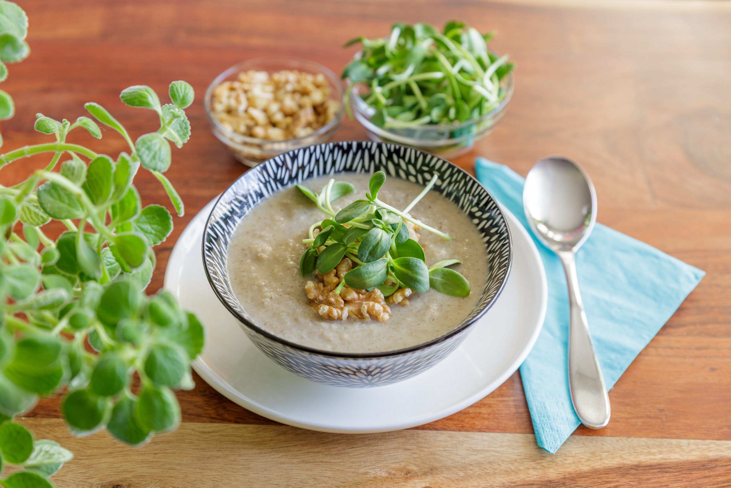 Creamy Celeriac 'n Mushroom Soup