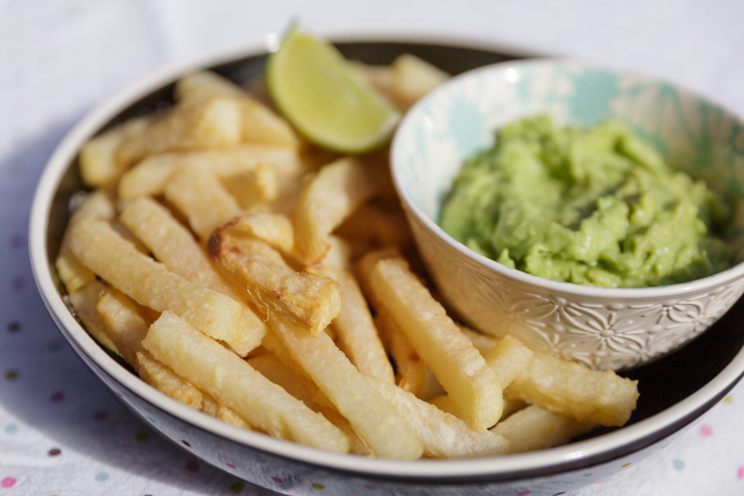 Jicama Fries with Guac